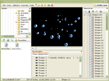 Eltima Flash Decompiler Screenshot